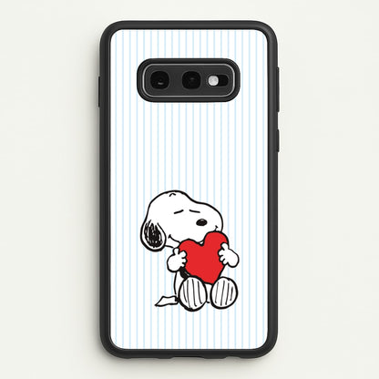 Snoopy - Valentine's Day  - Valentine's Day Phone Case for Galaxy S10e