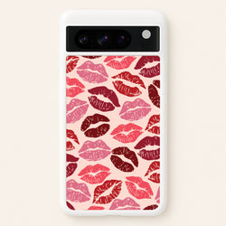 Valentine's Lips Pattern  - Valentine's Day Phone Case for Google Pixel 8 Pro