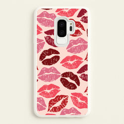 Valentine's Lips Pattern  - Valentine's Day Phone Case for Galaxy S9 Plus