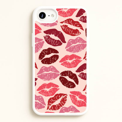 Valentine's Lips Pattern  - Valentine's Day Phone Case for iPhone 6 / 7 / 8 / SE