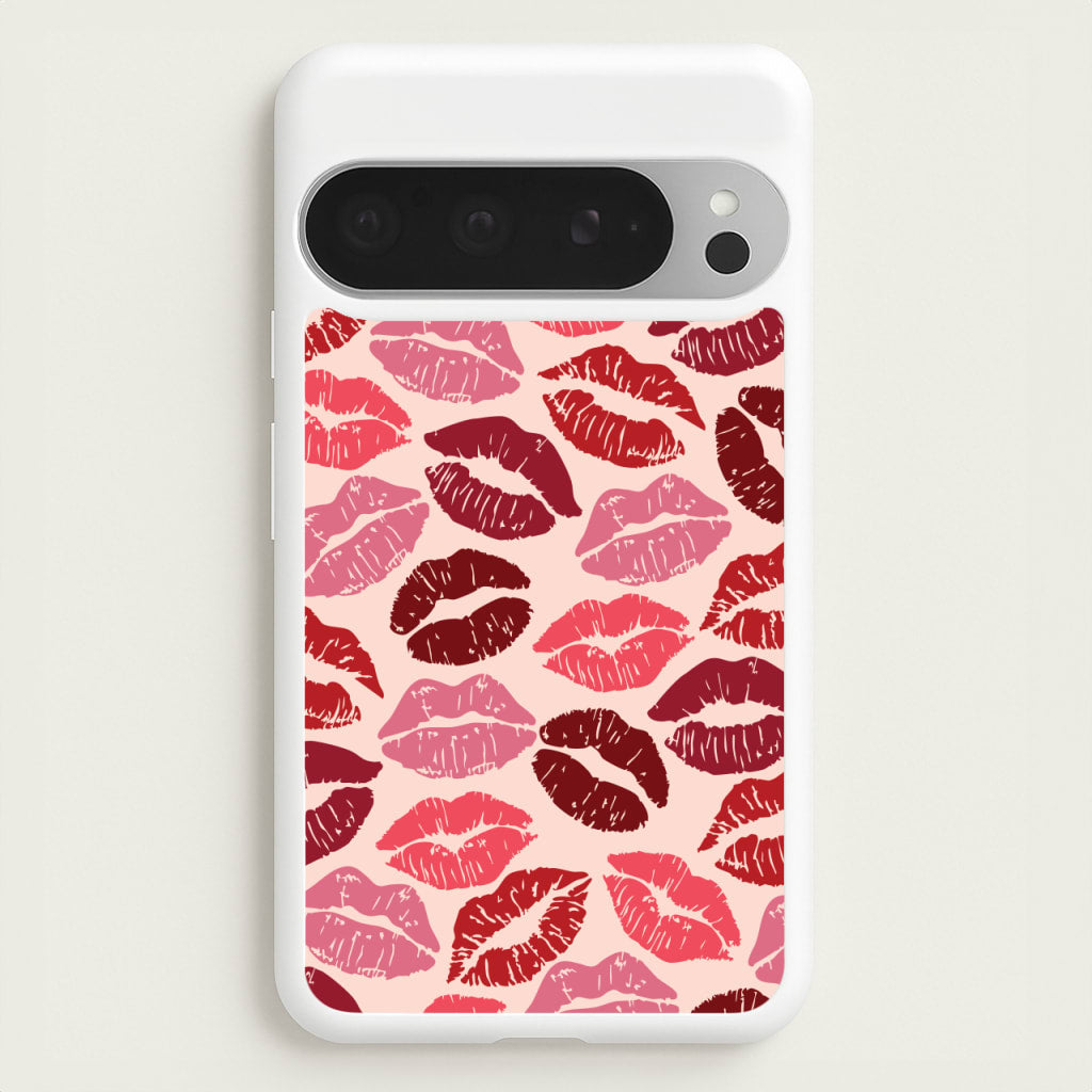 Valentine's Lips Pattern  - Valentine's Day Phone Case for Google Pixel 9 Pro XL