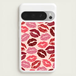 Valentine's Lips Pattern  - Valentine's Day Phone Case for Google Pixel 9 Pro XL