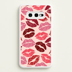Valentine's Lips Pattern  - Valentine's Day Phone Case for Galaxy S10e