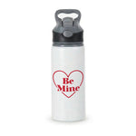 Be Mine Stripey Active Water Bottle - Black
