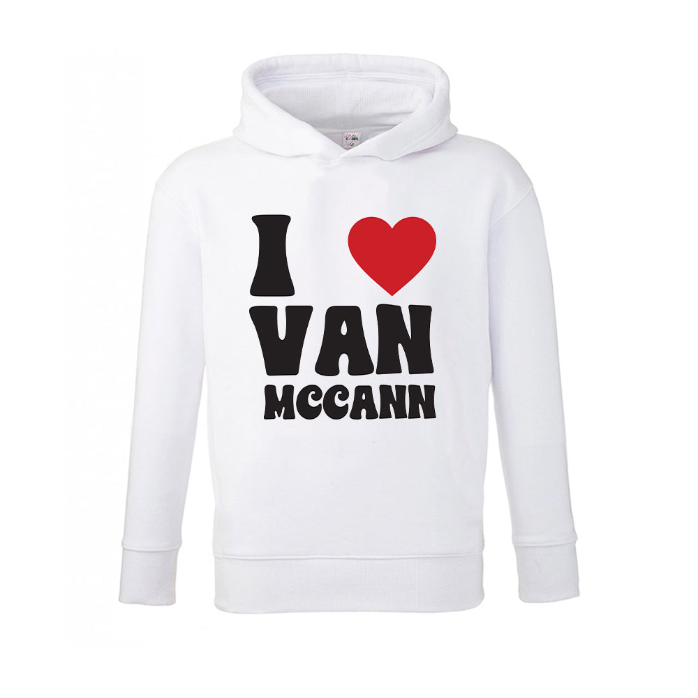 I Heart Vann MaCann Kids Hoodie