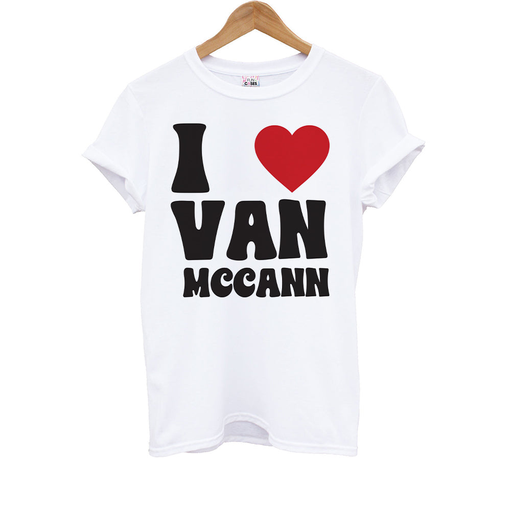 I Heart Van Mccann - Catfish And The Bottlemen Kids T-Shirt