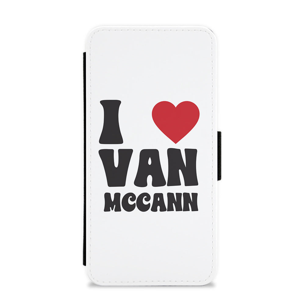 I Heart van Mccann - Catfish And The Bottlemen Flip / Wallet Phone Case