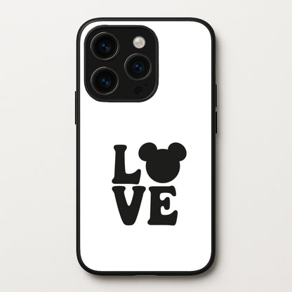 Mouse Love Valentine's  - Disney Valentine's Phone Case for iPhone 14 Pro