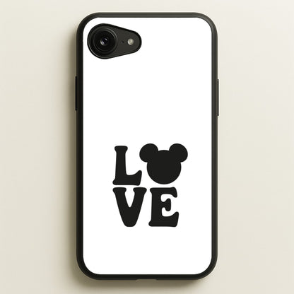 Mouse Love Valentine's  - Disney Valentine's Phone Case for iPhone 16e