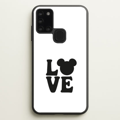 Mouse Love Valentine's  - Disney Valentine's Phone Case for Galaxy A21s
