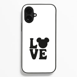 Mouse Love Valentine's  - Disney Valentine's Phone Case for iPhone 16 Plus