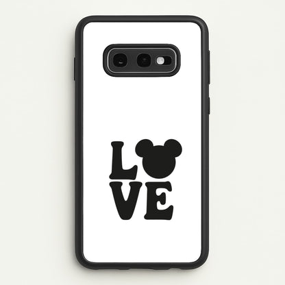 Mouse Love Valentine's  - Disney Valentine's Phone Case for Galaxy S10e