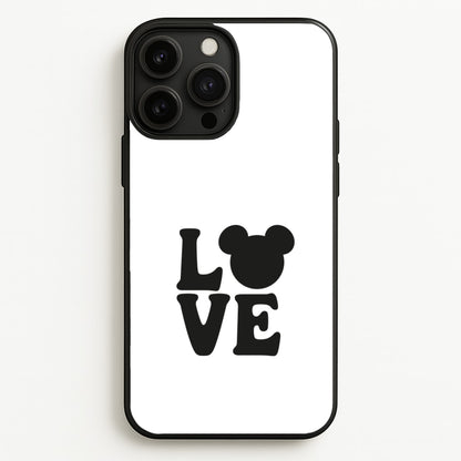 Mouse Love Valentine's  - Disney Valentine's Phone Case for iPhone 13 Pro Max