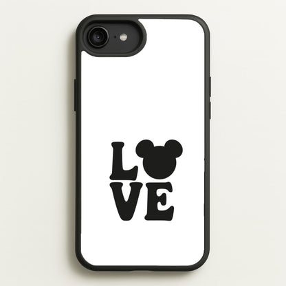 Mouse Love Valentine's  - Disney Valentine's Phone Case for iPhone 6 Plus / 7 Plus / 8 Plus
