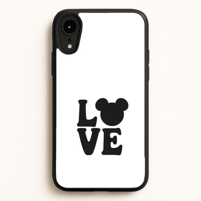 Mouse Love Valentine's  - Disney Valentine's Phone Case for iPhone XR