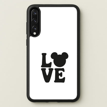 Mouse Love Valentine's  - Disney Valentine's Phone Case for Huawei P20 Pro