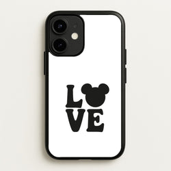 Mouse Love Valentine's  - Disney Valentine's Phone Case for iPhone 12 / 12 Pro