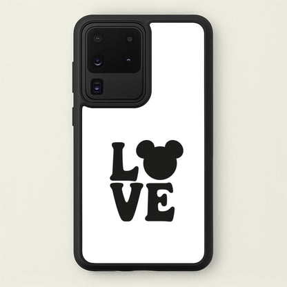 Mouse Love Valentine's  - Disney Valentine's Phone Case for Galaxy S20 Ultra