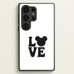 Mouse Love Valentine's  - Disney Valentine's Phone Case for Galaxy S25 Ultra
