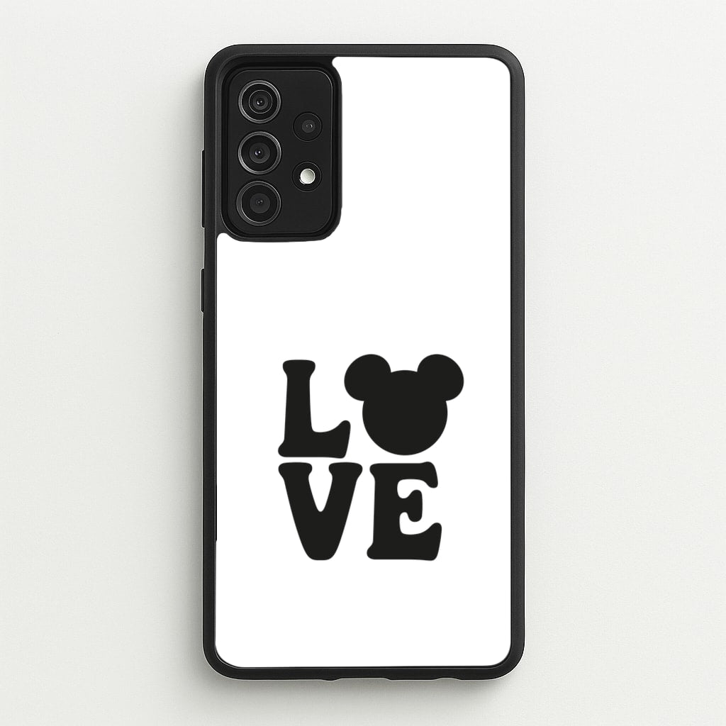 Mouse Love Valentine's  - Disney Valentine's Phone Case for Galaxy A52 / A52s