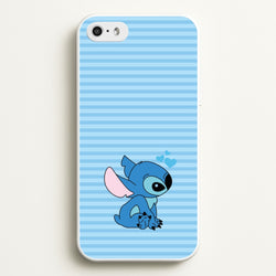 Blue Hearts Alien Blue Valentine's  - Disney Valentine's Phone Case for iPhone 5 / 5s / SE 2016