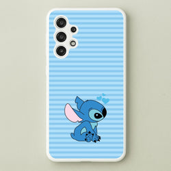 Blue Hearts Alien Blue Valentine's  - Disney Valentine's Phone Case for Galaxy A13