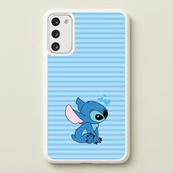 Blue Hearts Alien Blue Valentine's  - Disney Valentine's Phone Case for Galaxy S20FE
