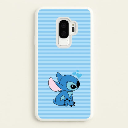 Blue Hearts Alien Blue Valentine's  - Disney Valentine's Phone Case for Galaxy S9 Plus
