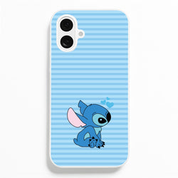 Blue Hearts Alien Blue Valentine's Phone Case