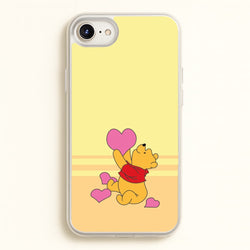 Pooh Love Heart Balloons Valentine's  - Disney Valentine's Phone Case for iPhone 6 / 7 / 8 / SE