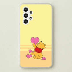 Pooh Love Heart Balloons Valentine's  - Disney Valentine's Phone Case for Galaxy A13