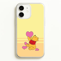 Pooh Love Heart Balloons Valentine's  - Disney Valentine's Phone Case for iPhone 11