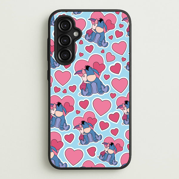 Donkey and Pig Pattern Valentine's  - Disney Valentine's Phone Case for Galaxy A14