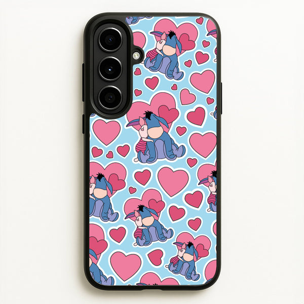 Donkey and Pig Pattern Valentine's  - Disney Valentine's Phone Case for Galaxy A56