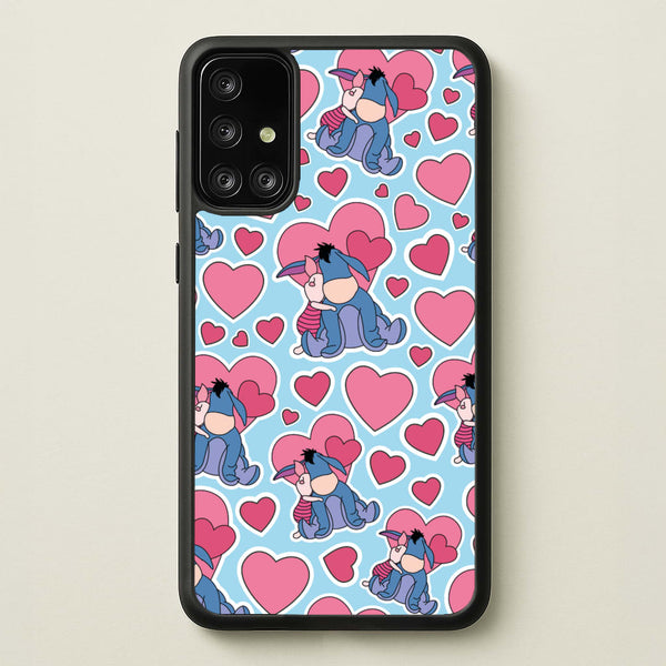 Donkey and Pig Pattern Valentine's  - Disney Valentine's Phone Case for Galaxy A71
