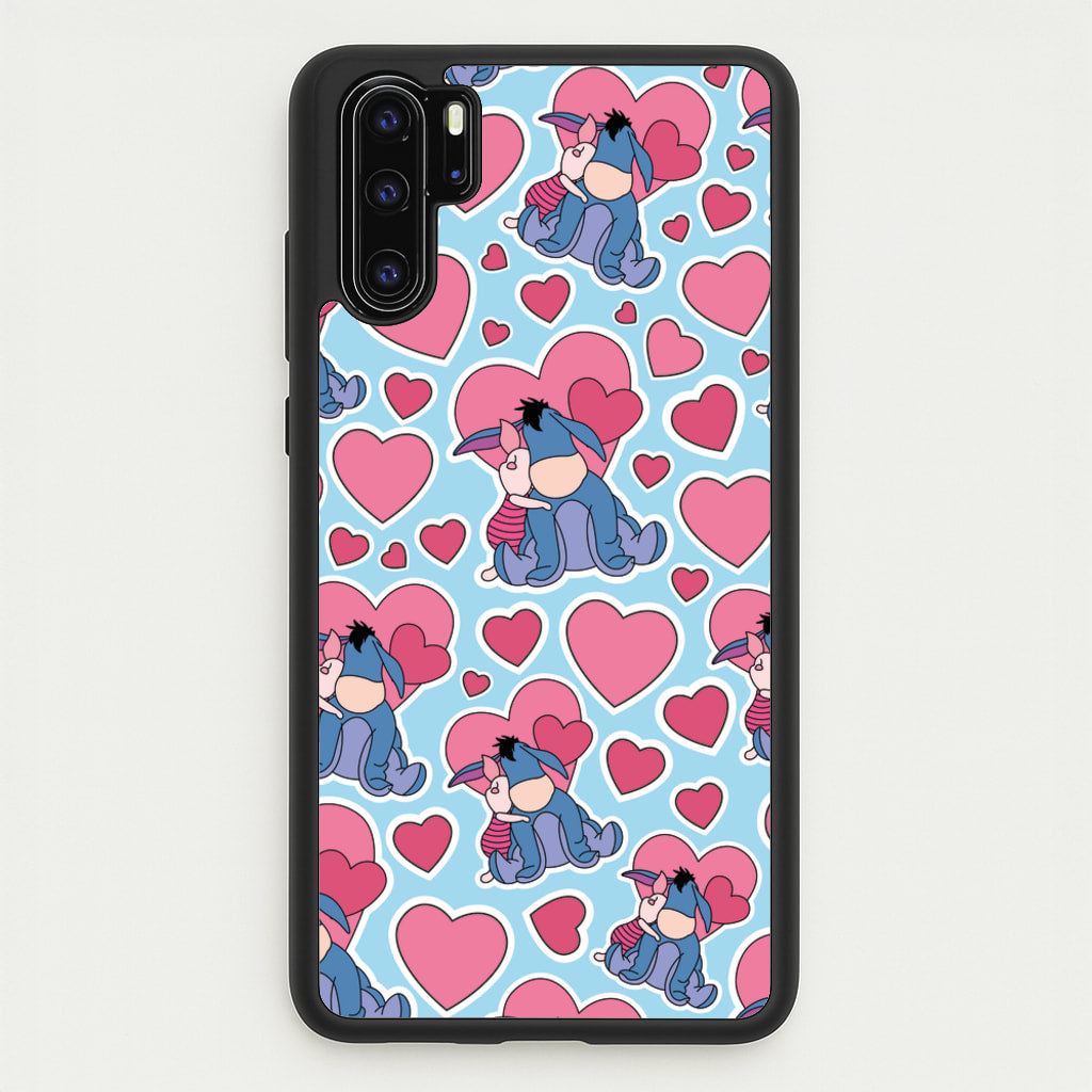 Donkey and Pig Pattern Valentine's  - Disney Valentine's Phone Case for Huawei P30 Pro