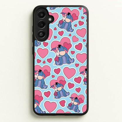 Donkey and Pig Pattern Valentine's  - Disney Valentine's Phone Case for Galaxy A34