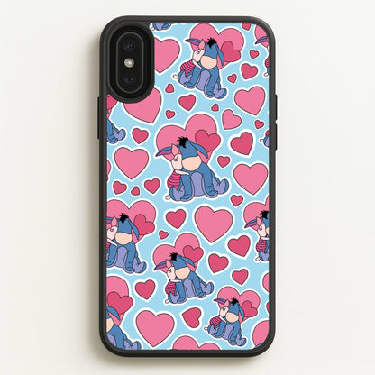 Donkey and Pig Pattern Valentine's  - Disney Valentine's Phone Case for iPhone XS Max