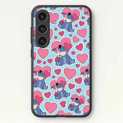 Donkey and Pig Pattern Valentine's  - Disney Valentine's Phone Case for Galaxy S24