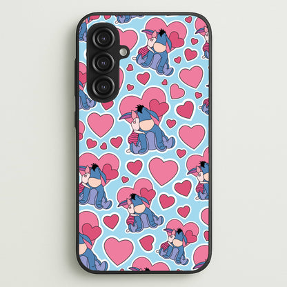 Donkey and Pig Pattern Valentine's  - Disney Valentine's Phone Case for Galaxy S23FE