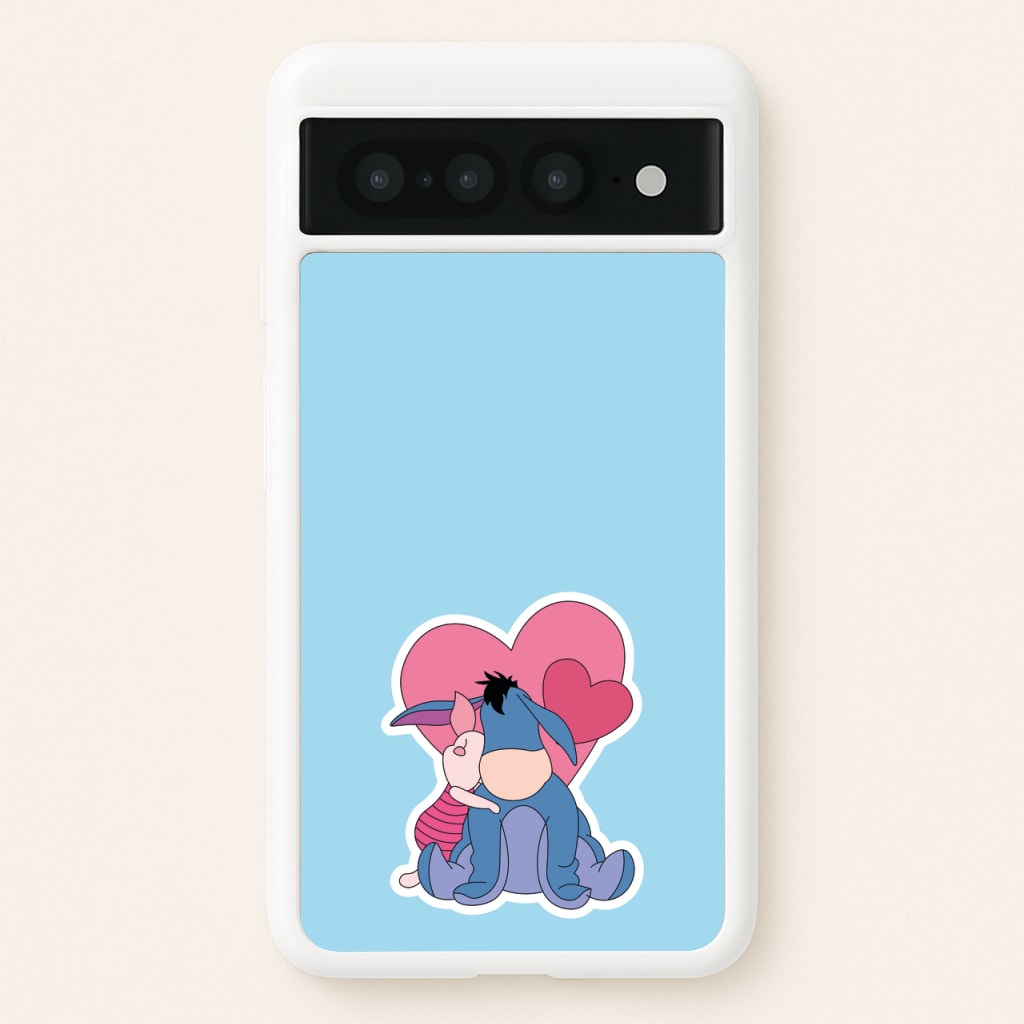 Donkey and Pig Valentine's  - Disney Valentine's Phone Case for Google Pixel 7 Pro
