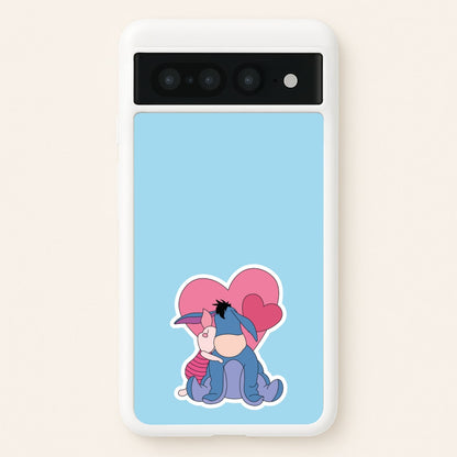 Donkey and Pig Valentine's  - Disney Valentine's Phone Case for Google Pixel 7 Pro