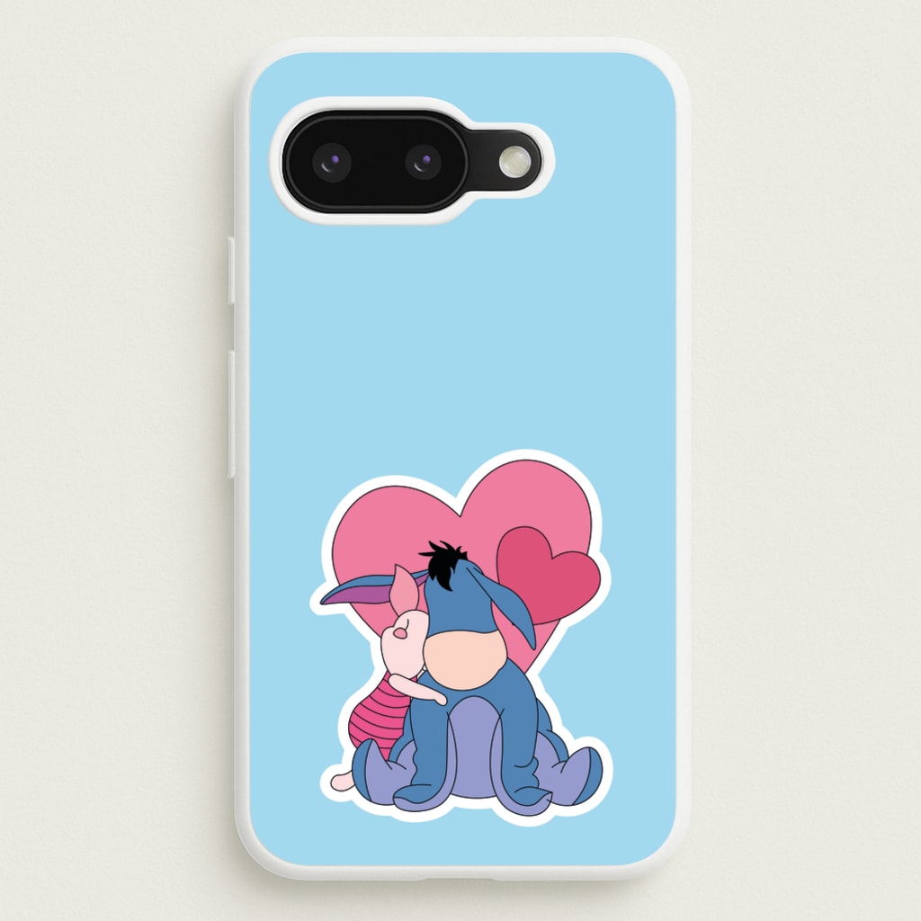 Donkey and Pig Valentine's  - Disney Valentine's Phone Case for Google Pixel 9a