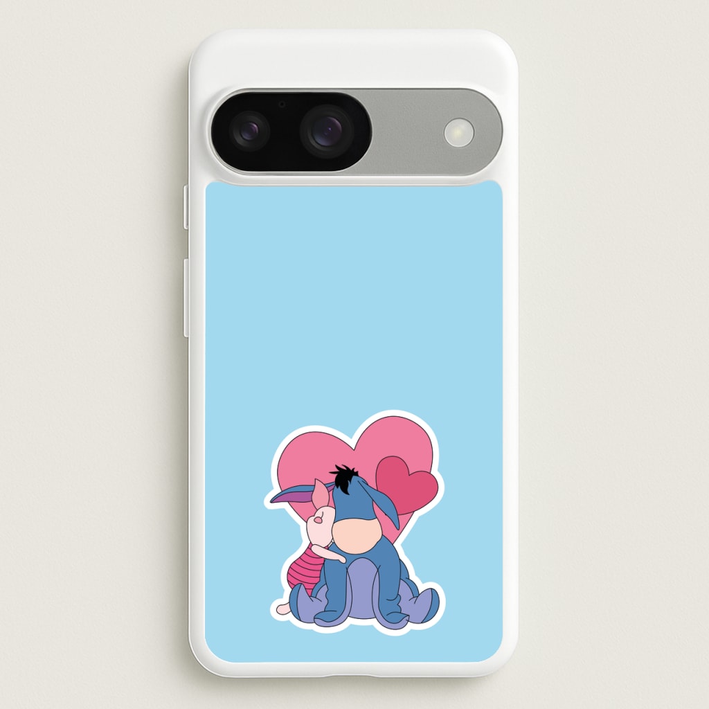 Donkey and Pig Valentine's  - Disney Valentine's Phone Case for Google Pixel 9 / 9 Pro