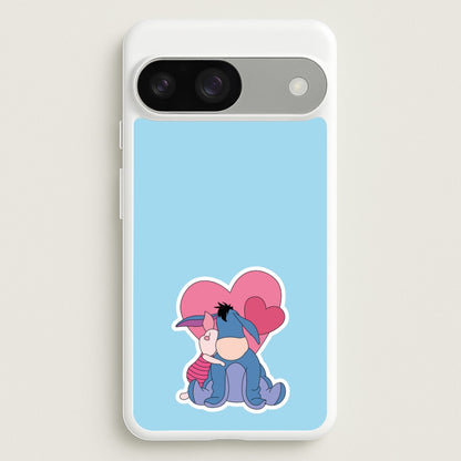 Donkey and Pig Valentine's  - Disney Valentine's Phone Case for Google Pixel 9 / 9 Pro