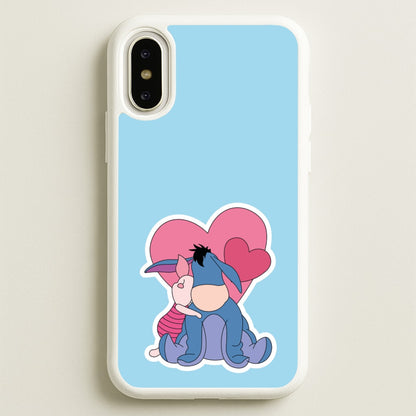Donkey and Pig Valentine's  - Disney Valentine's Phone Case for iPhone X / XS