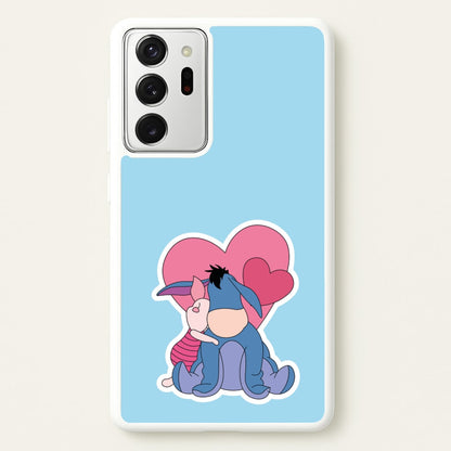 Donkey and Pig Valentine's  - Disney Valentine's Phone Case for Galaxy Note 20 Ultra