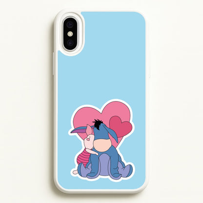 Donkey and Pig Valentine's  - Disney Valentine's Phone Case for iPhone XS Max