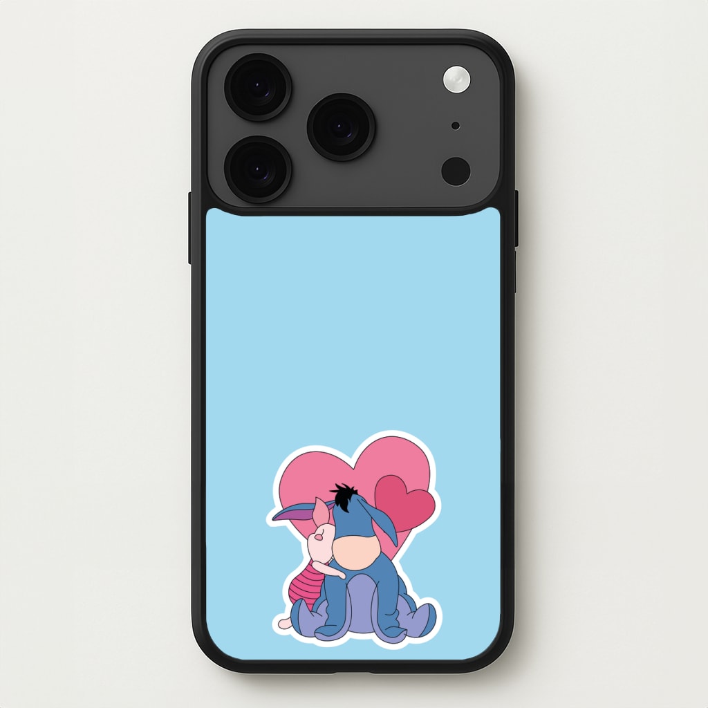 Donkey and Pig Valentine's Phone Case for iPhone 17 Pro