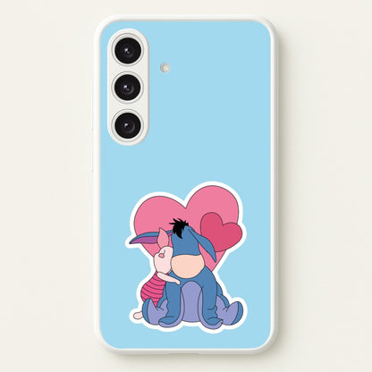 Donkey and Pig Valentine's  - Disney Valentine's Phone Case for Galaxy S25 Plus